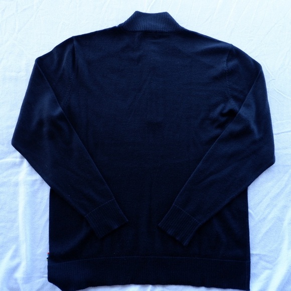 Smartwool Mens Kiva Ridge Half Zip Sweater Size XL Black Merino Wool Blend - Picture 7 of 9
